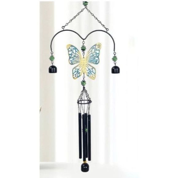 BVGY Memorial Wind Chimes 25 Inches with Butterfly - Picture 1 of 2